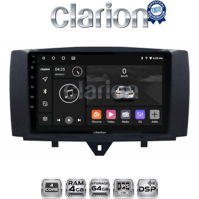 CLARION GL32587 Οθόνη OEM Multimedia Αυτοκινήτου για SMART ForTwo 2011 2015 (CarPlay/AndroidAuto/BT/GPS/WIFI/GPRS)