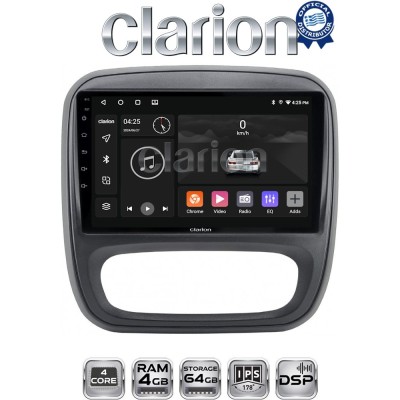 CLARION GL32706 Οθόνη OEM Multimedia Αυτοκινήτου για Opel Vivaro 2014 2020Renault Traffic 2014 2020Nissan NV300 2014 2020Fiat
