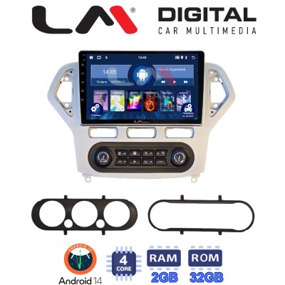 LM Digital - LM ZL4367S GPS Οθόνη OEM Multimedia Αυτοκινήτου για Ford Mondeo 2007 2010 (BT/GPS/WIFI/GPRS)