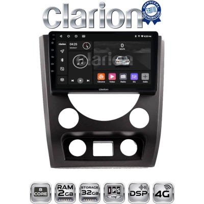 CLARION GL71014A Οθόνη OEM Multimedia Αυτοκινήτου για SsangYong Rexton 2015 2016 (CarPlay/AndroidAuto/BT/GPS/WIFI/GPRS)