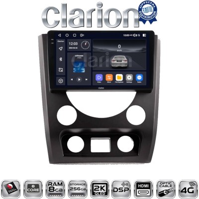 CLARION GL75014A Οθόνη OEM Multimedia Αυτοκινήτου για SsangYong Rexton 2015 2016 (CarPlay/AndroidAuto/BT/GPS/WIFI/GPRS)