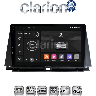 CLARION GL71702 Οθόνη OEM Multimedia Αυτοκινήτου για Lexus NX 2014 2016 (CarPlay/AndroidAuto/BT/GPS/WIFI/GPRS)