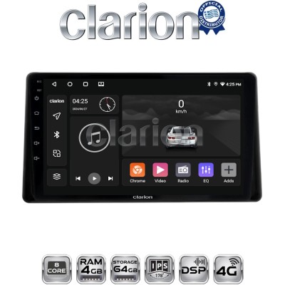 CLARION GL72580 Οθόνη OEM Multimedia Αυτοκινήτου για Toyota Raize 2020 (CarPlay/AndroidAuto/BT/GPS/WIFI/GPRS)