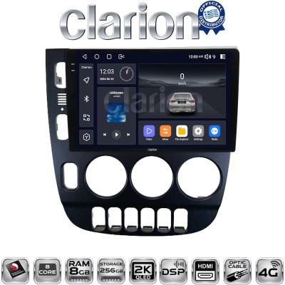 CLARION GL75506 Οθόνη OEM Multimedia Αυτοκινήτου για Mercedes ML W163 1998 2002 (CarPlay/AndroidAuto/BT/GPS/WIFI/GPRS)