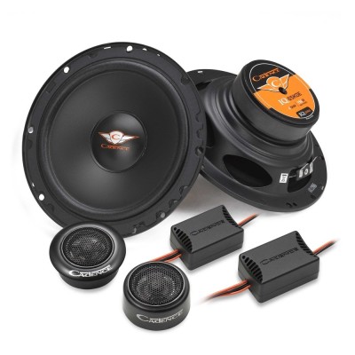 Cadence IQ Series IQ65KGE 2-Way Component Kit Car Audio Speakers | 60W RMS, 150W Peak Power