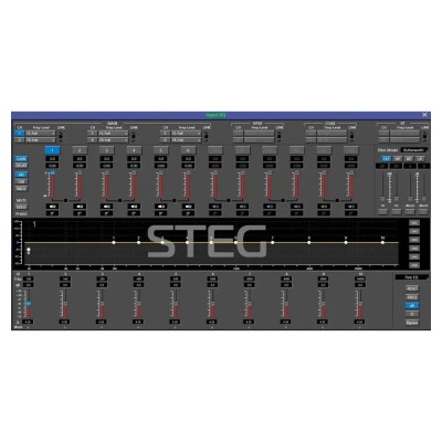 STEG MDSP10 8 Channel DSP Amplifier 8x50W @ 4 Ohm