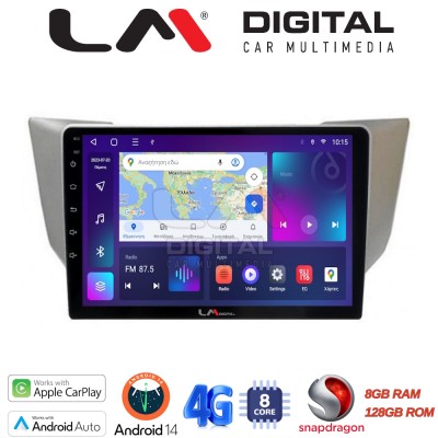 LM Digital - LM ZT8620 GPS Οθόνη OEM Multimedia Αυτοκινήτου για LEXUS RS 20032009 (CarPlay/AndroidAuto/BT/GPS/WIFI/GPRS)