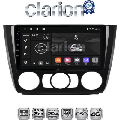 CLARION GL71170 Οθόνη OEM Multimedia Αυτοκινήτου για BMW σειρά 1 (E81 - E82 - E87 -E88) (CarPlay/AndroidAuto/BT/GPS/WIFI/GPRS)