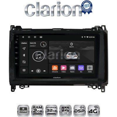 CLARION GL71668 Οθόνη OEM Multimedia Αυτοκινήτου για MERCEDES A(W169),B(W245) - SPRINTER - VITO (CarPlay/AndroidAuto/BT/GPS/WIFI