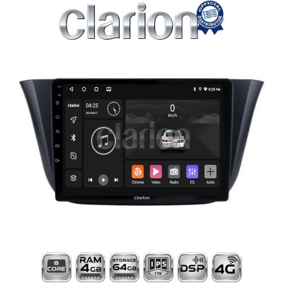 CLARION GL72690 Οθόνη OEM Multimedia Αυτοκινήτου για Iveco Daily 2014 (CarPlay/AndroidAuto/BT/GPS/WIFI/GPRS)