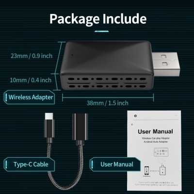 Mini Adapter Smart Box μετατροπής Wired Carplay/Android Auto σε Wireless Carplay/Android Auto