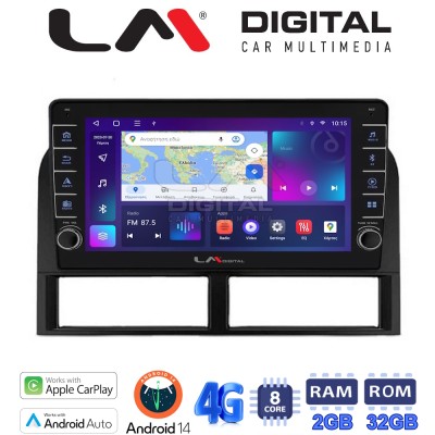 LM Digital - LM ZG8201 GPS Οθόνη OEM Multimedia Αυτοκινήτου για Jeep Gran Cherokee 1999 2004 (CarPlay/AndroidAuto/BT/GPS/WIFI/G