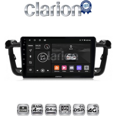 CLARION GL72509 Οθόνη OEM Multimedia Αυτοκινήτου για PEUGEOT 508 20102017 (CarPlay/AndroidAuto/BT/GPS/WIFI/GPRS)