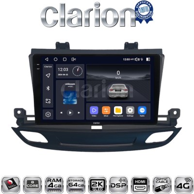 CLARION GL74339 Οθόνη OEM Multimedia Αυτοκινήτου για Opel Insignia 2018 (CarPlay/AndroidAuto/BT/GPS/WIFI/GPRS)