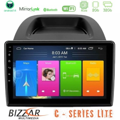 Bizzar C Series Lite 4Core Android14 2+32GB Ford Ecosport 2018-2020 Navigation Multimedia Tablet 10"