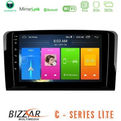 Bizzar C Series Lite 4Core Android14 2+32GB Mercedes ML/GL Class Navigation Multimedia Tablet 9"