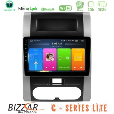 Bizzar C Series Lite 4Core Android14 2+32GB Nissan X-Trail T31 Navigation Multimedia Tablet 10"