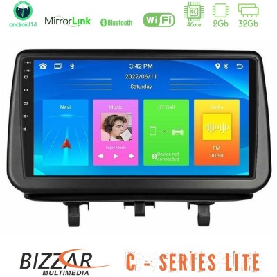 Bizzar C Series Lite 4Core Android14 2+32GB Opel Meriva B 2010-2017 Navigation Multimedia Tablet 9"