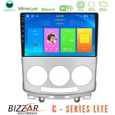 Bizzar C Series Lite 4Core Android14 2+32GB Mazda 5 2004-2010 Navigation Multimedia Tablet 9"