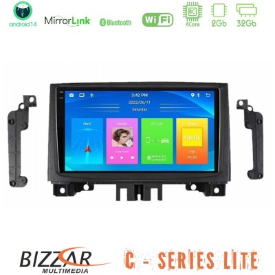 Bizzar C Series Lite 4Core Android14 2+32GB Mercedes Sprinter/VW Crafter 2006-2018 Navigation Multimedia Tablet 9"