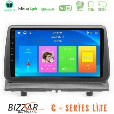 Bizzar C Series Lite 4Core Android14 2+32GB Dodge Nitro 2007-2011 Navigation Multimedia Tablet 9"