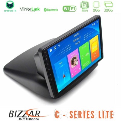 Bizzar C Series Lite 4Core Android14 2+32GB Fiat Doblo 2002-2009 Navigation Multimedia Tablet 10"
