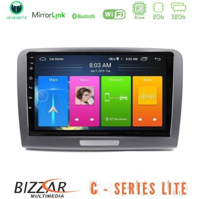 Bizzar C Series Lite 4Core Android14 2+32GB Skoda Superb 2008-2015 Navigation Multimedia Tablet 9"