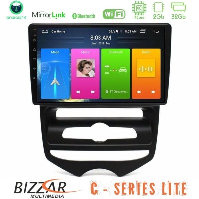 Bizzar C Series Lite 4Core Android14 2+32GB Hyundai ix20 2010-2020 (MANUAL A/C) Navigation Multimedia Tablet 10"