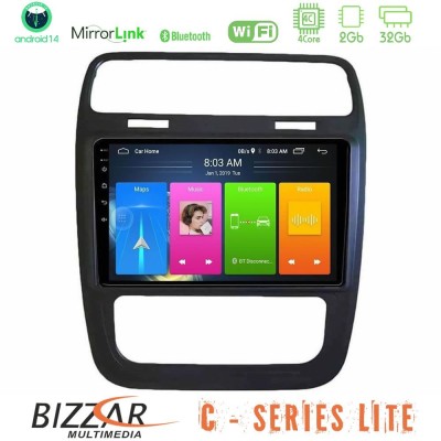 Bizzar C Series Lite 4Core Android14 2+32GB VW Scirocco 2014 – 2017 Navigation Multimedia Tablet 9"