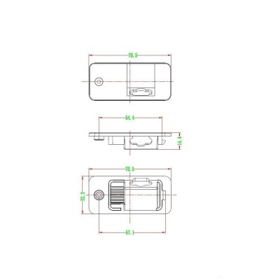 Bizzar Audi A4 (B6/B7) Κάμερα Οπισθοπορείας Bizzar Audi A4 (B6/B7) Κάμερα Οπισθοπορείας