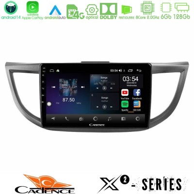 Cadence X2 Series 8Core Android14 6+128GB Honda CRV 2012-2017 Navigation Multimedia Tablet 9"