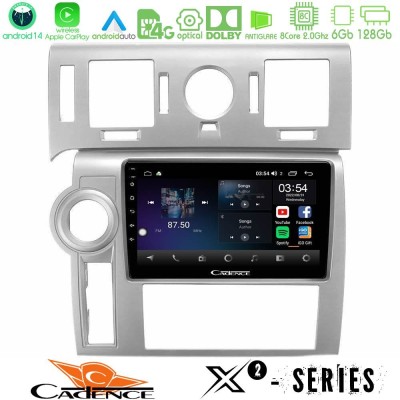 Cadence X2 Series 8Core Android14 6+128GB Hummer H2 2008-2009 Navigation Multimedia Tablet 9"