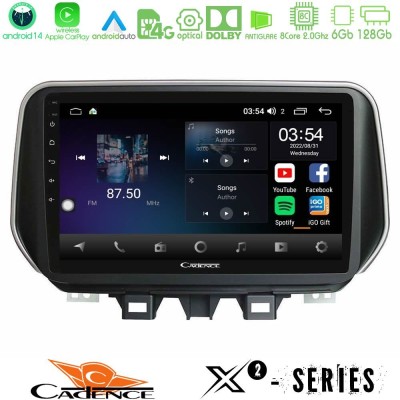 Cadence X2 Series 8Core Android14 6+128GB Hyundai Tucson 2019- Navigation Multimedia Tablet 9"