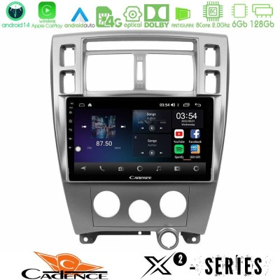 Cadence X2 Series 8Core Android14 6+128GB Hyundai Tucson Navigation Multimedia Tablet 10"