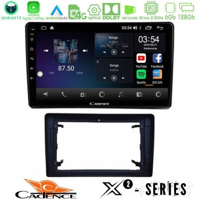 Cadence X2 Series 8Core Android14 6+128GB Chrysler / Dodge / Jeep Navigation Multimedia Tablet 10"