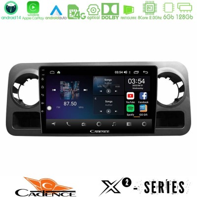 Cadence X2 Series 8Core Android14 6+128GB Mercedes Sprinter W907 Navigation Multimedia Tablet 10"