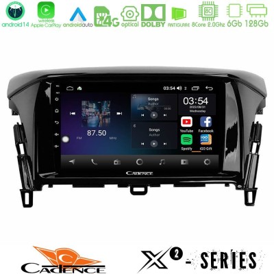 Cadence X2 Series 8Core Android14 6+128GB Mitsubishi Eclipse Cross Navigation Multimedia Tablet 9"