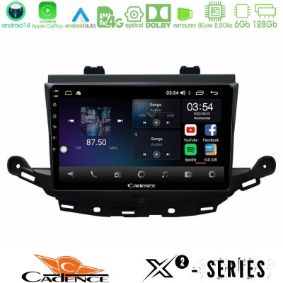 Cadence X2 Series 8Core Android14 6+128GB Opel Astra K 2015-2019 Navigation Multimedia Tablet 9"