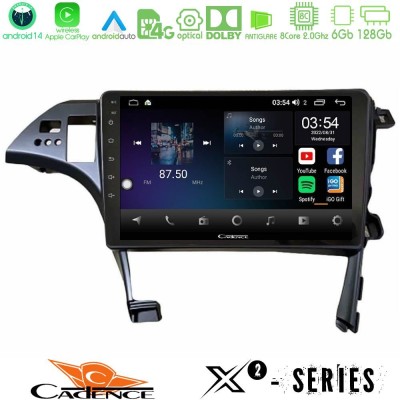 Cadence X2 Series 8Core Android14 6+128GB Toyota Prius 2010-2015 Navigation Multimedia Tablet 10"