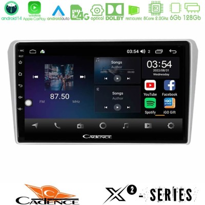 Cadence X2 Series 8Core Android14 6+128GB Toyota Avensis T25 02/2003–2008 Navigation Multimedia Tablet 9"