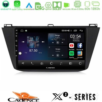 Cadence X2 Series 8Core Android14 6+128GB Vw Tiguan 2016-2022 Navigation Multimedia Tablet 10"