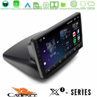 Cadence X2 Series 8Core Android14 6+128GB Fiat Doblo 2002-2009 Navigation Multimedia Tablet 10"