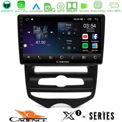 Cadence X2 Series 8Core Android14 6+128GB Hyundai ix20 2010-2020 (MANUAL A/C) Navigation Multimedia Tablet 10"