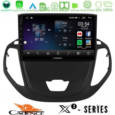Cadence X2 Series 8Core Android14 6+128GB Ford Courier 2015-2023 Navigation Multimedia Tablet 9"