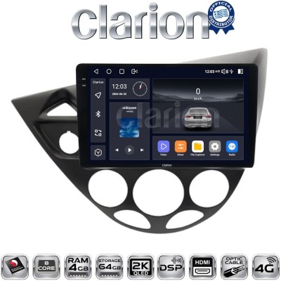 CLARION GL74236 Οθόνη OEM Multimedia Αυτοκινήτου για Ford Focus 1998 2004 (CarPlay/AndroidAuto/BT/GPS/WIFI/GPRS)