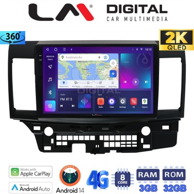 LM Digital - LM ZD8037 GPS Οθόνη OEM Multimedia Αυτοκινήτου για MITSUBISHI LANCER 2008 (CarPlay/AndroidAuto/BT/GPS/WIFI/GPRS)