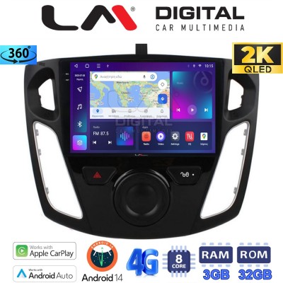 LM Digital - LM ZD8150 GPS Οθόνη OEM Multimedia Αυτοκινήτου για FORD FOCUS 20152018 (CarPlay/AndroidAuto/BT/GPS/WIFI/GPRS)