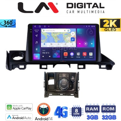 LM Digital - LM ZD8214 GPS Οθόνη OEM Multimedia Αυτοκινήτου για Mazda 6 2017 2020 (CarPlay/AndroidAuto/BT/GPS/WIFI/GPRS)
