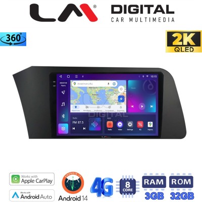LM Digital - LM ZD8227 GPS Οθόνη OEM Multimedia Αυτοκινήτου για Hyundai Elantra 2021 (CarPlay/AndroidAuto/BT/GPS/WIFI/GPRS)