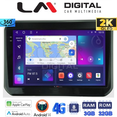 LM Digital - LM ZD8232 GPS Οθόνη OEM Multimedia Αυτοκινήτου για SUZUKI IGNIS 2016 (CarPlay/AndroidAuto/BT/GPS/WIFI/GPRS)